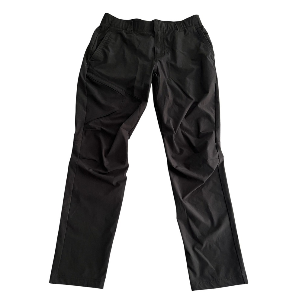 Under Armour Storm Pants Men's 34 Black Fitted Water Repellent Hiking Activewear